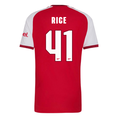 Authentic RICE #41 Arsenal Home Soccer Jersey 2026/27
