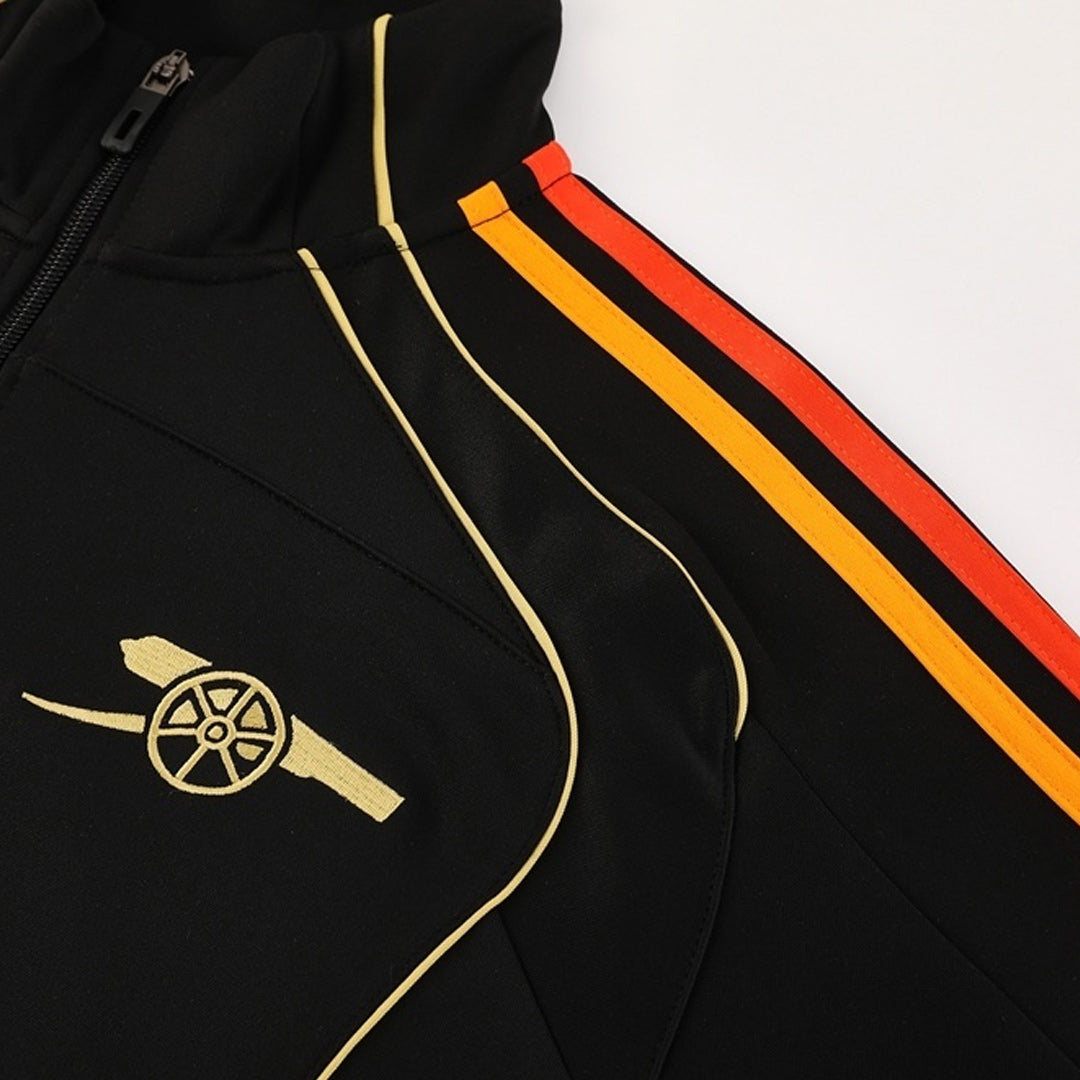 25/26 Arsenal Training Jacket Kit(Jacket+Pants) Black