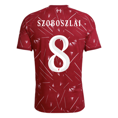 SZOBOSZLAI #8 Liverpool Home Soccer Jersey 26/27 Red - UCL