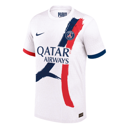 Authentic  O.DEMBÉLÉ #10 PSG Away Soccer Jersey 2024/25 White