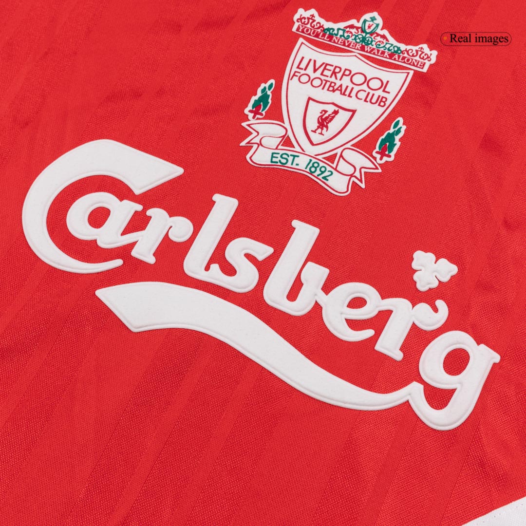 Retro 93/95 Liverpool Home Soccer Jersey