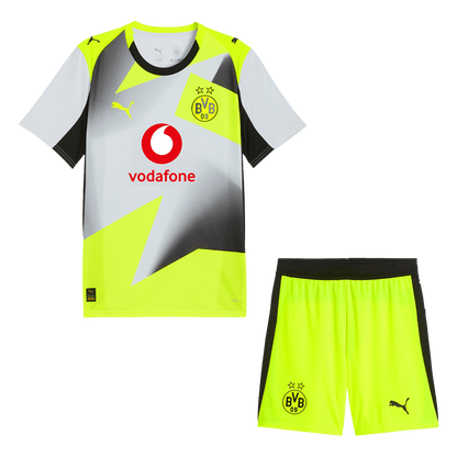 Borussia Dortmund Away Soccer Jersey Kit(Jersey+Shorts) 2025/26