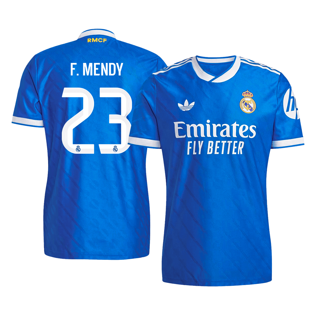 Authentic F. MENDY #23 Real Madrid Third Away Soccer Jersey 2025/26