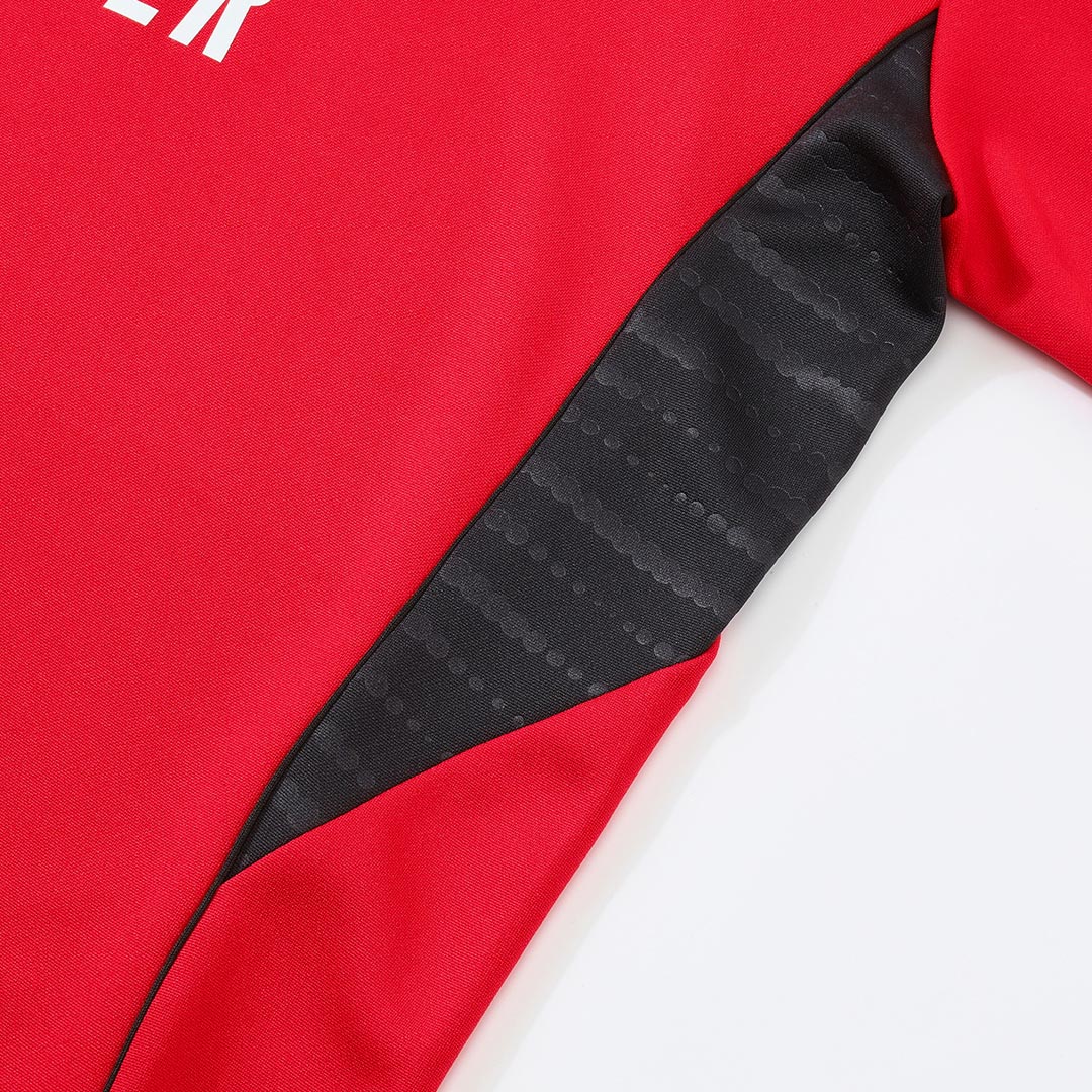Arsenal Zipper Sweatshirt Kit(Top+Pants) 25/26 Red