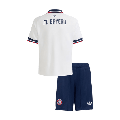 Kids Bayern Munich Away Soccer Jersey Kit (Jersey+Shorts) 2026/27 White