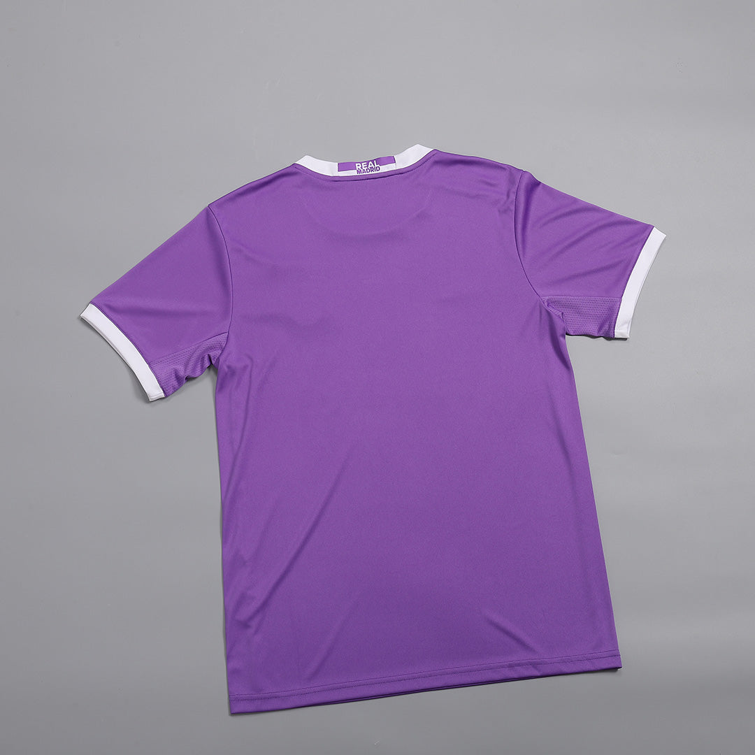 16/17 Real Madrid Away Purple Retro Jerseys Shirt