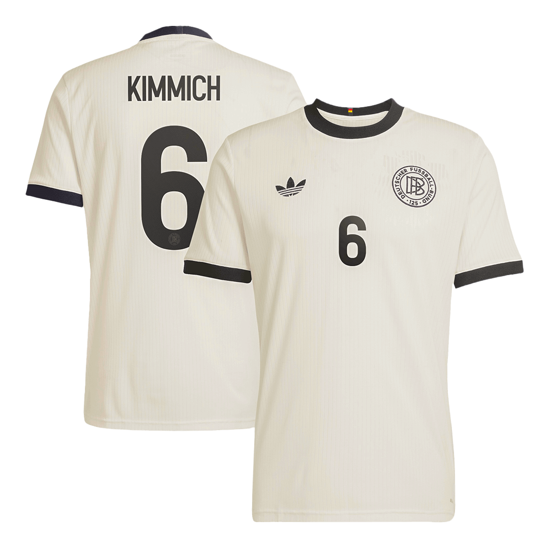 KIMMICH #6 Germany 125th Anniversary Soccer Jersey 2025 White
