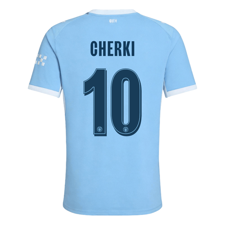 Authentic CHERKI #10 Manchester City Home Soccer Jersey 2026/27