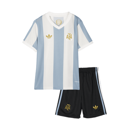 Kid's Argentina Soccer Jersey Kit(Jersey+Shorts) 2024 - 50th Anniversary