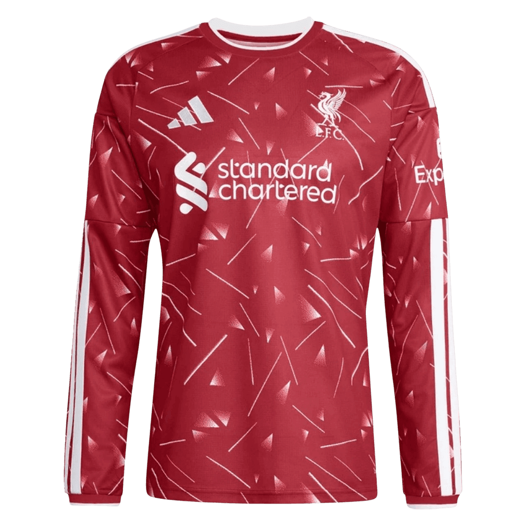 Liverpool Home Long Sleeve Soccer Jersey 2026/27 Red