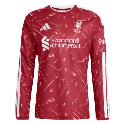 Liverpool Home Long Sleeve Soccer Jersey 2026/27 Red