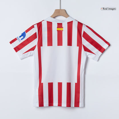 Kid's Atletico Madrid Home Soccer Jersey Kit(Jersey+Shorts+Socks) 2025/26