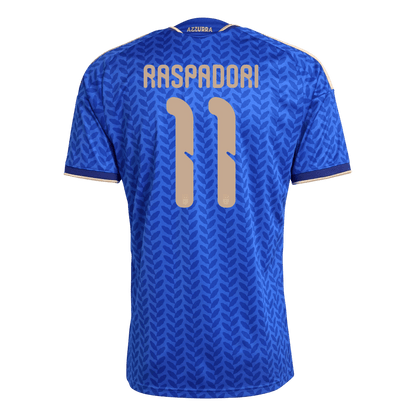RASPADORI #11 Italy Home Soccer Jersey 2026