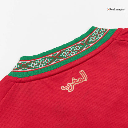 Morocco Home Football Shirt World Cup 2026 Red