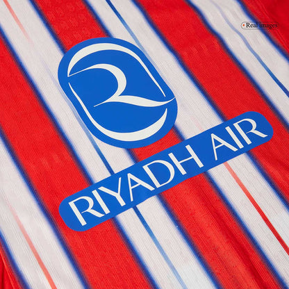 Authentic J.ALVAREZ #19 Atletico Madrid Home Soccer Jersey 2024/25