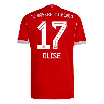 Authentic OLISE #17 Bayern Munich Home Soccer Jersey 2025/26