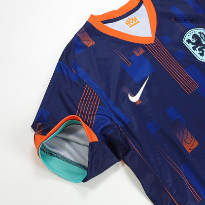 VIRGIL #4 Netherlands Away Soccer Jersey Euro 2024