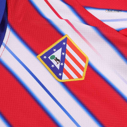 Kid's Atletico Madrid Home Soccer Jersey Kit(Jersey+Shorts) 2024/25