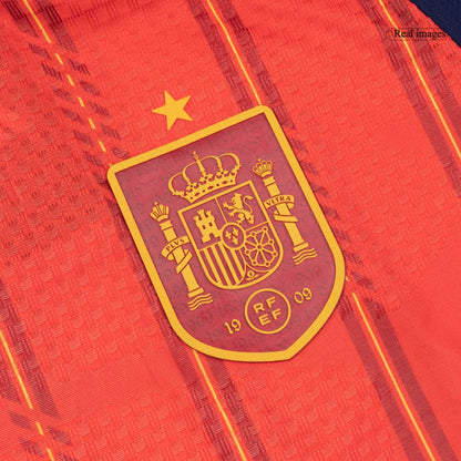 Authentic Spain Home Long Sleeve Soccer Jersey 2026