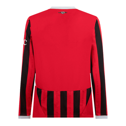 AC Milan Home Long Sleeve Soccer Jersey 2024/25