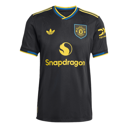 Authentic Manchester United Third Away Soccer Jersey 2025/26 Black