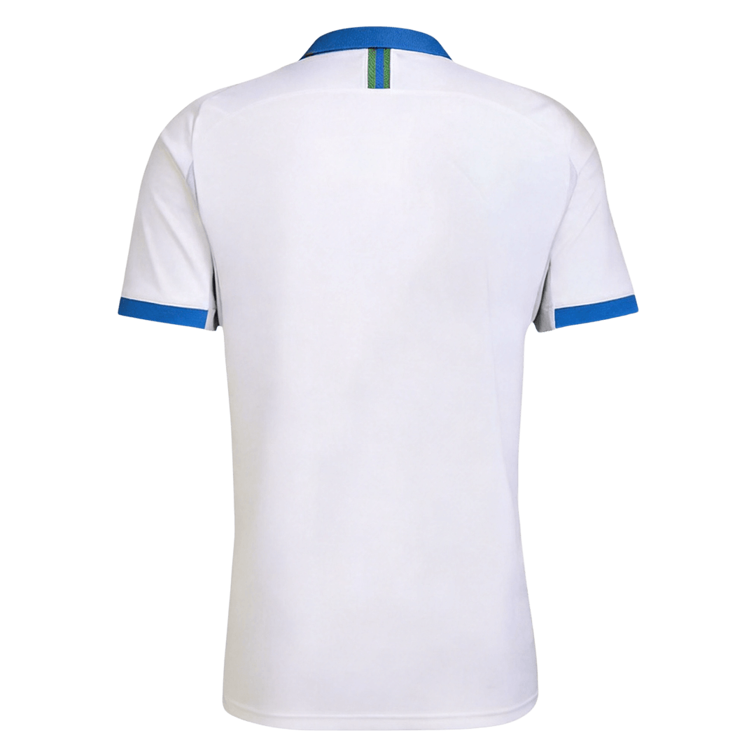 Men Retro Fan Version Brazil Away Soccer Jersey 2019 White