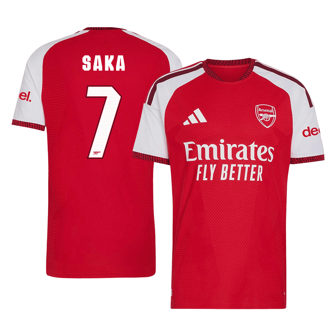 Authentic SAKA #7 Arsenal Home Soccer Jersey 2026/27
