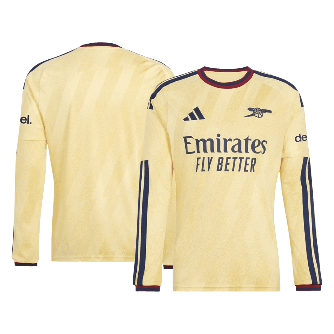 Arsenal Third Long Sleeve Soccer Jersey 2026/27 Yellow