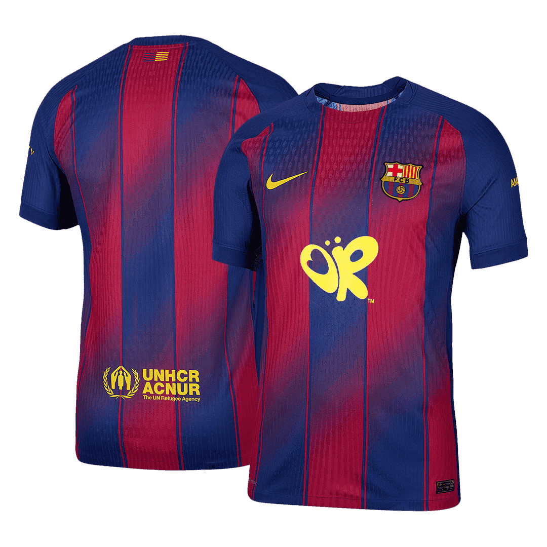 Player Version Barcelona Home Soccer Jersey 2025/26