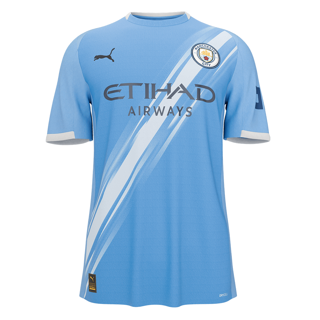 Manchester City Home Soccer Jersey 2025/26 Blue