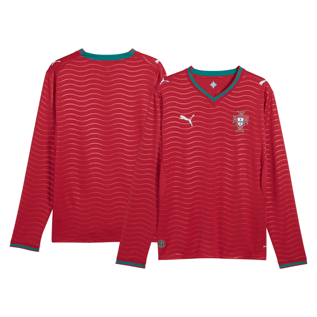 Portugal Home Long Sleeve Football Shirt 2026