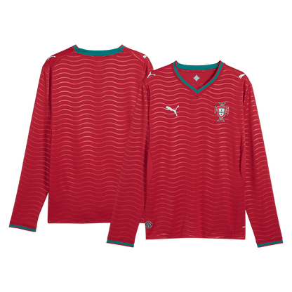 Portugal Home Long Sleeve Football Shirt 2026