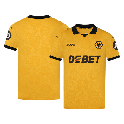 Wolves Home Soccer Jersey 2025/26 Yellow