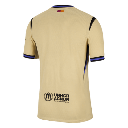 Authentic Barcelona Away Soccer Jersey 2025/26 Yellow