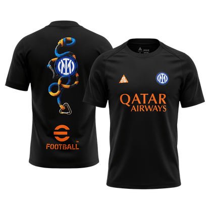 Inter Milan Pre-Match Soccer Jersey 25/26 Black