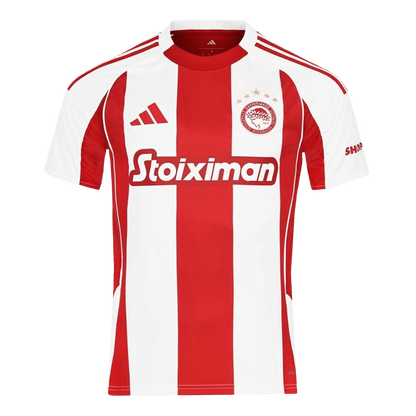 Olympiacos Home Soccer Jersey 2025/26 Red&White
