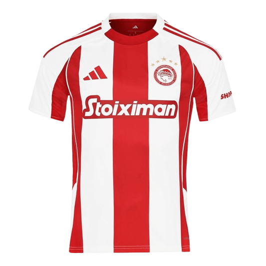 Olympiacos Home Soccer Jersey 2025/26 Red&White