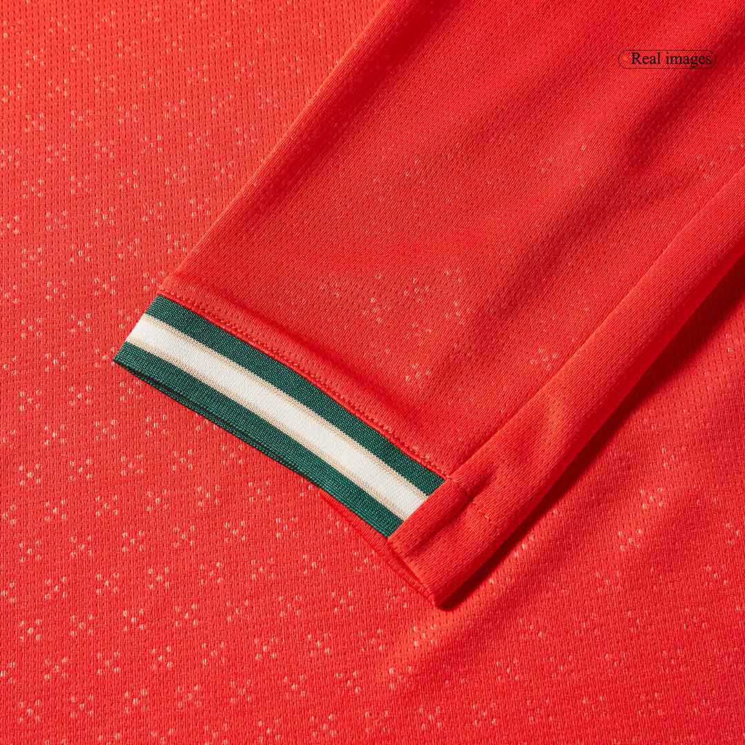 RONALDO #7 Portugal Home Long Sleeve Soccer Jersey 2025 Red