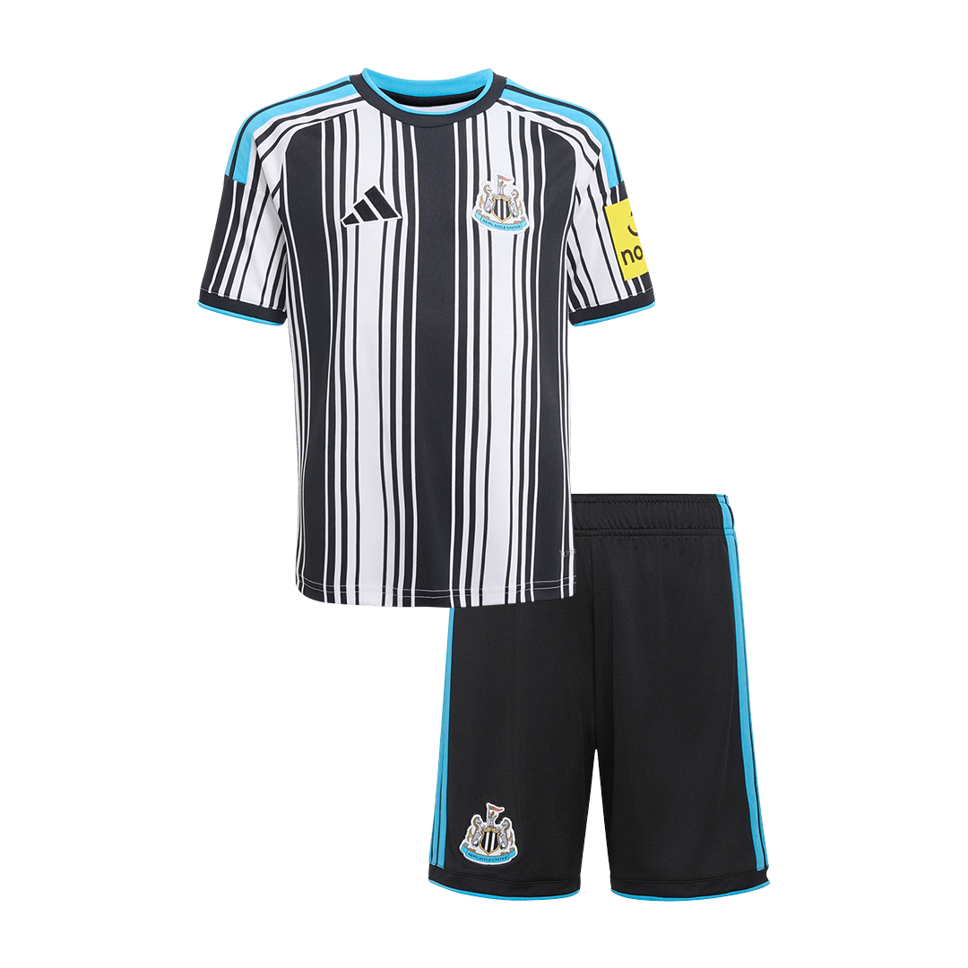 Kids Newcastle United Home Soccer Jersey Kit (Jersey+Shorts) 2026/27 Black&White