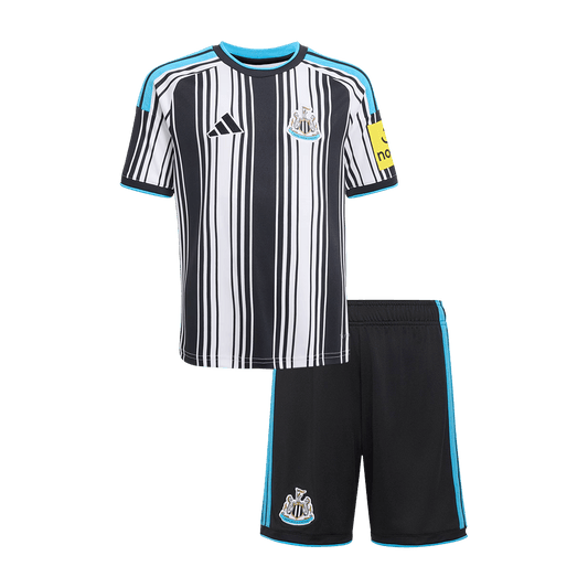 Kids Newcastle United Home Soccer Jersey Kit (Jersey+Shorts) 2026/27 Black&White