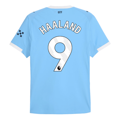 Authentic HAALAND #9 Manchester City Home Soccer Jersey 2025/26 Blue