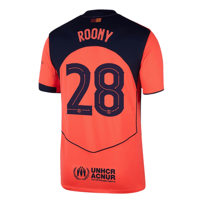 ROONY #28 Barcelona Third Away Soccer Jersey 2025/26