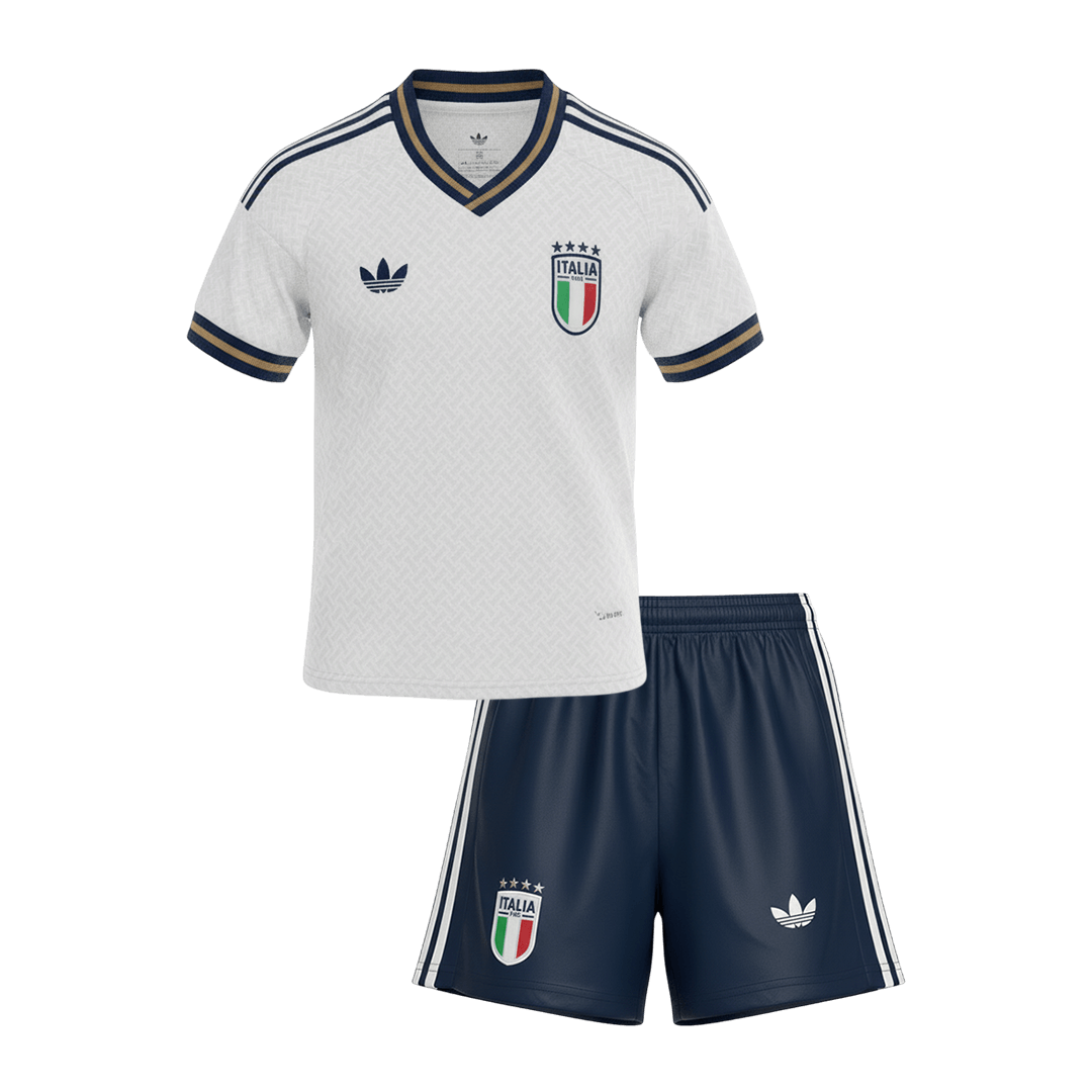 Kid's Italy Away Soccer Jersey Kit(Jersey+Shorts) 2026