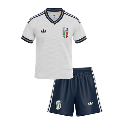 Kid's Italy Away Soccer Jersey Kit(Jersey+Shorts) 2026