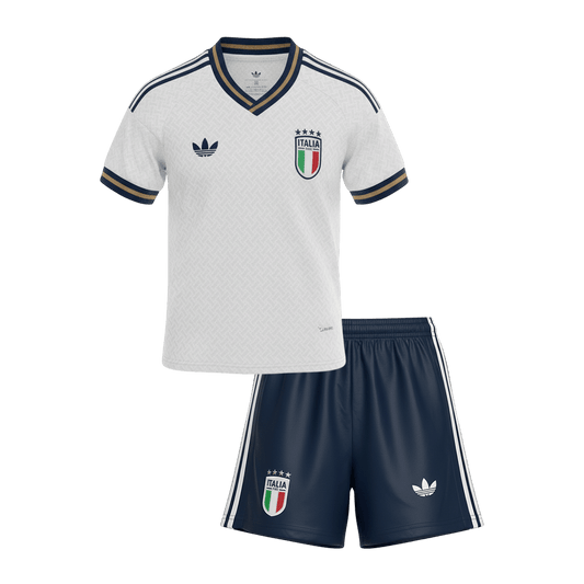 Kid's Italy Away Soccer Jersey Kit(Jersey+Shorts) 2026