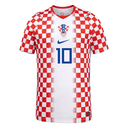 MODRIĆ #10 Croatia Home Soccer Jersey World Cup 2026 Red&White