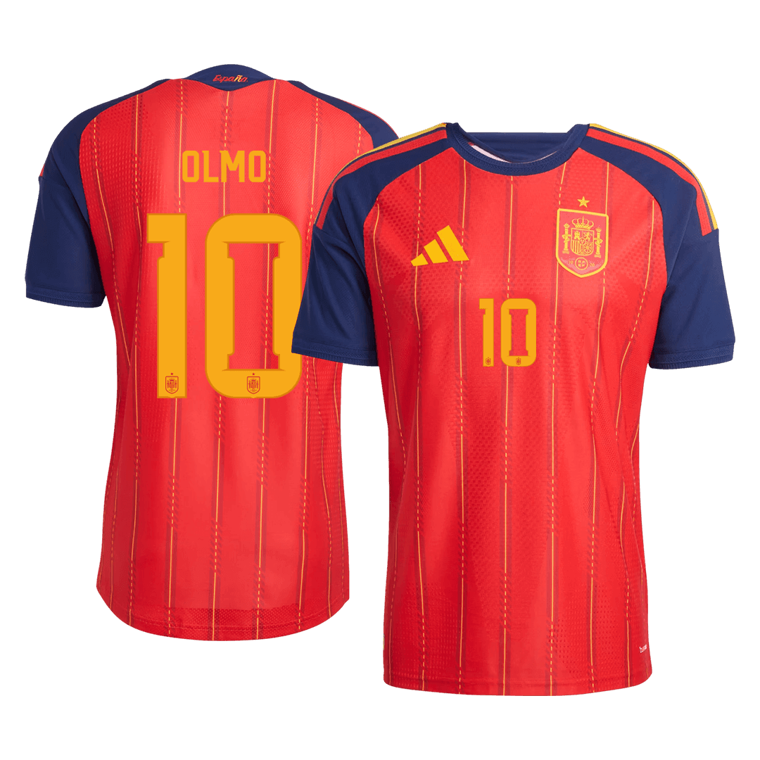 Authentic OLMO #10 Spain Home Soccer Jersey 2026