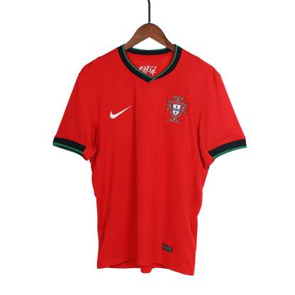 RONALDO #7 Portugal Home Soccer Jersey Kit(Jersey+Shorts) Euro 2024