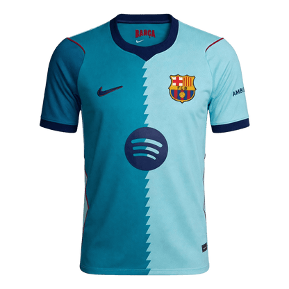 Men Fan Version Barcelona Third Soccer Jersey 2026/27 Blue