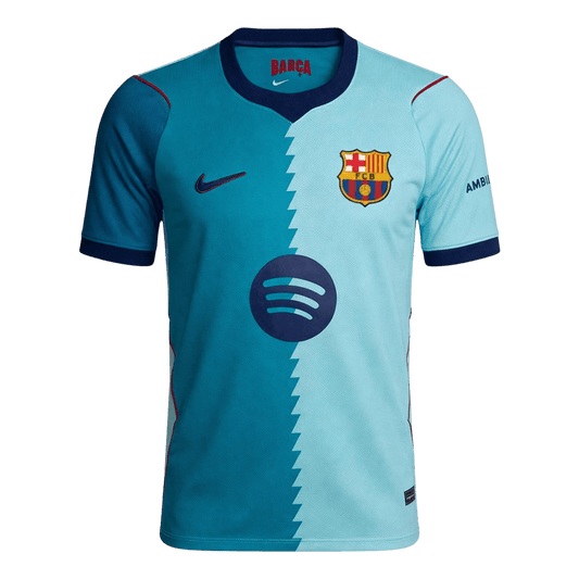 Men Fan Version Barcelona Third Soccer Jersey 2026/27 Blue